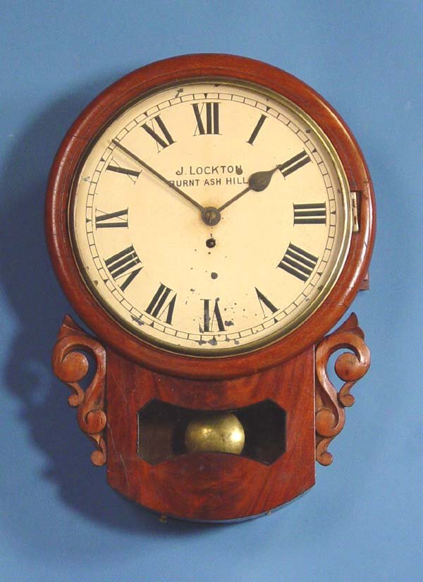 Gillett Fusee Drop Dial Wall Clock Price Guide