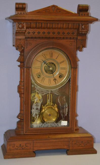 Gilbert Kitchen Mantel Clock. Walnut case, Price Guide