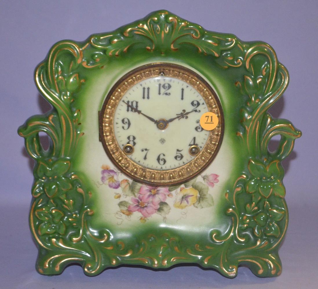 Ansonia (La villa) porcelain Mantle Clock Price Guide