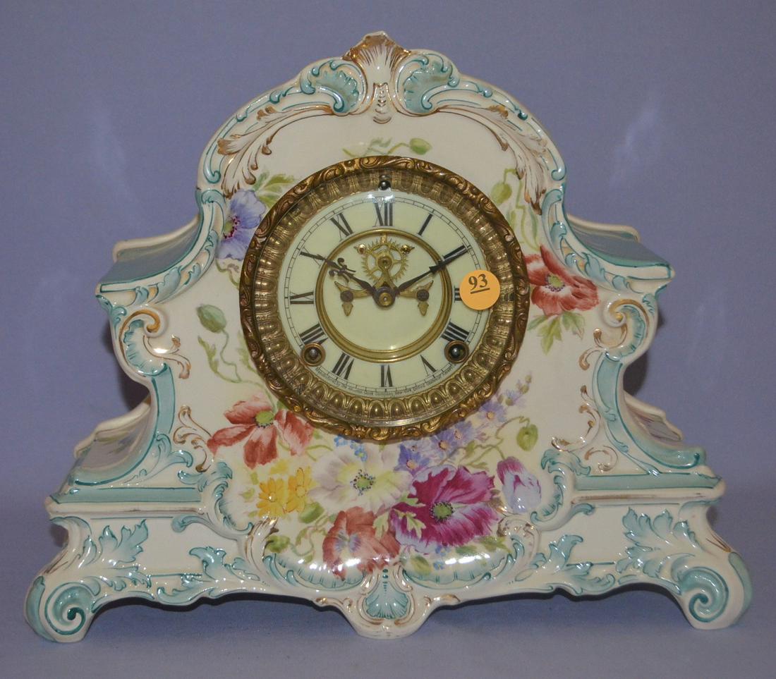 Ansonia (La Nord) porcelain Mantle clock Price Guide