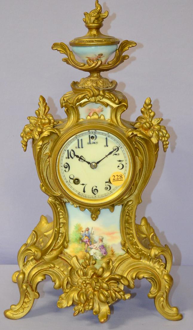 Ansonia (Versailles) metal Mantle Clock Price Guide