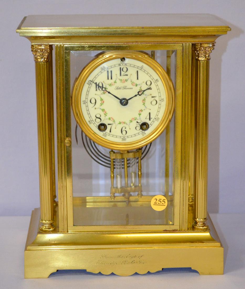 Seth Thomas Empire Crystal Regulator clock Price Guide