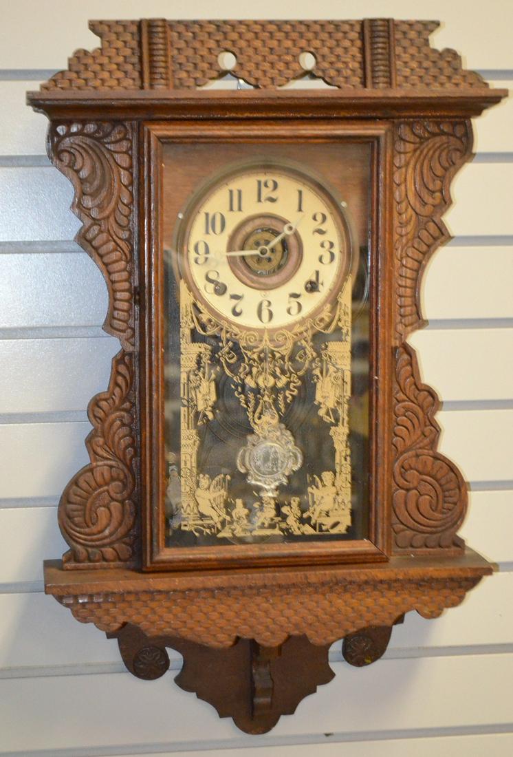 Ingraham Oak Kitchen Wall Clock Price Guide