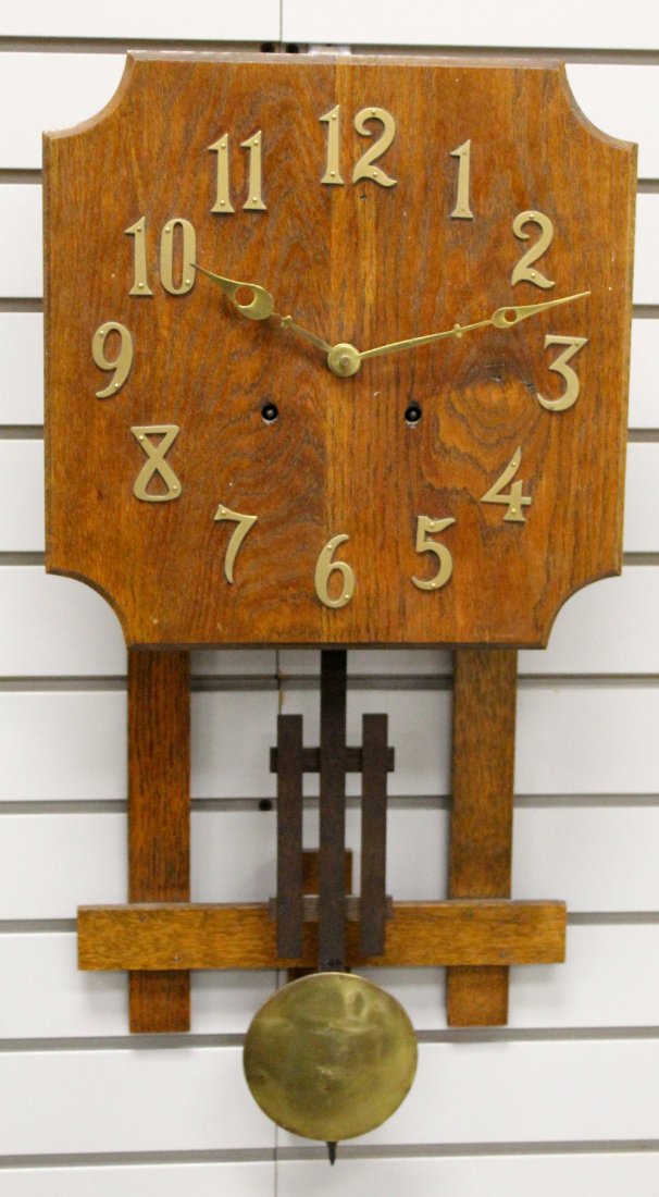 Mission Oak Wall Clock Price Guide