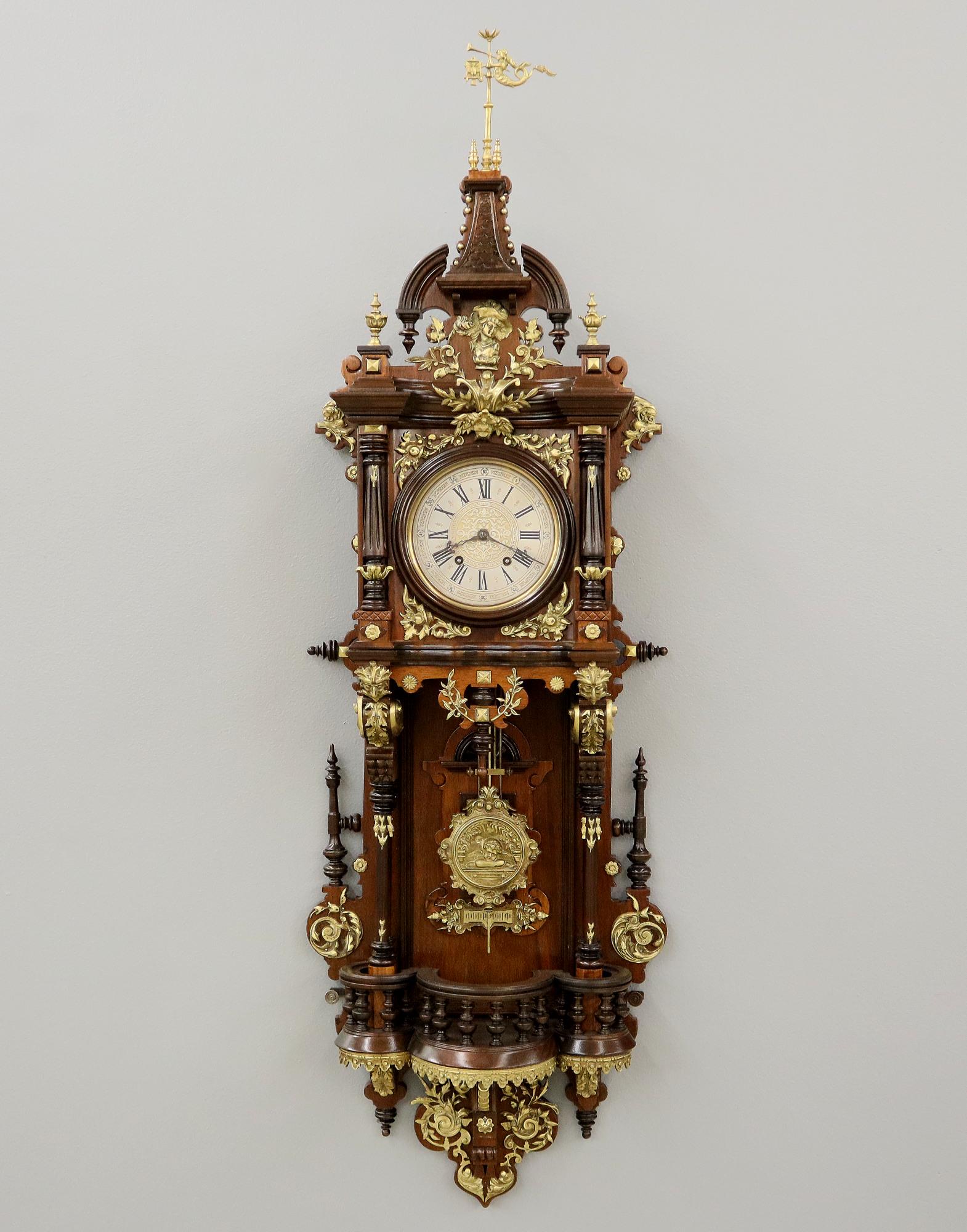 Lenzkirch Peacock Wall Clock Price Guide