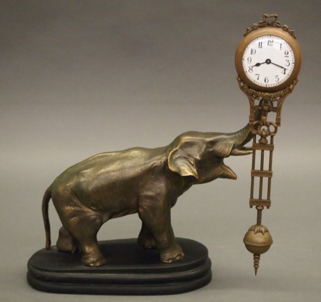 Junghans Figural Elephant Swinger Clock Price Guide