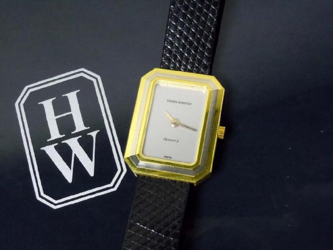 Ladys 18k Gold Harry Winston Dress Watch Clutch Purse (1 of 5)