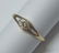 Art Deco 10Kt yellow White Gold Diamond In The Rough - 2