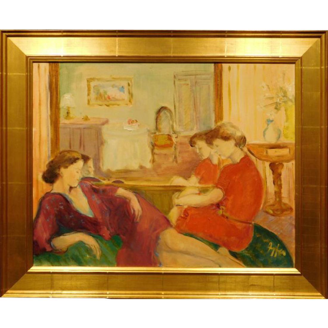 Ayfer Gursoz: Reflections, Figure Oil Painting (1 of 7)