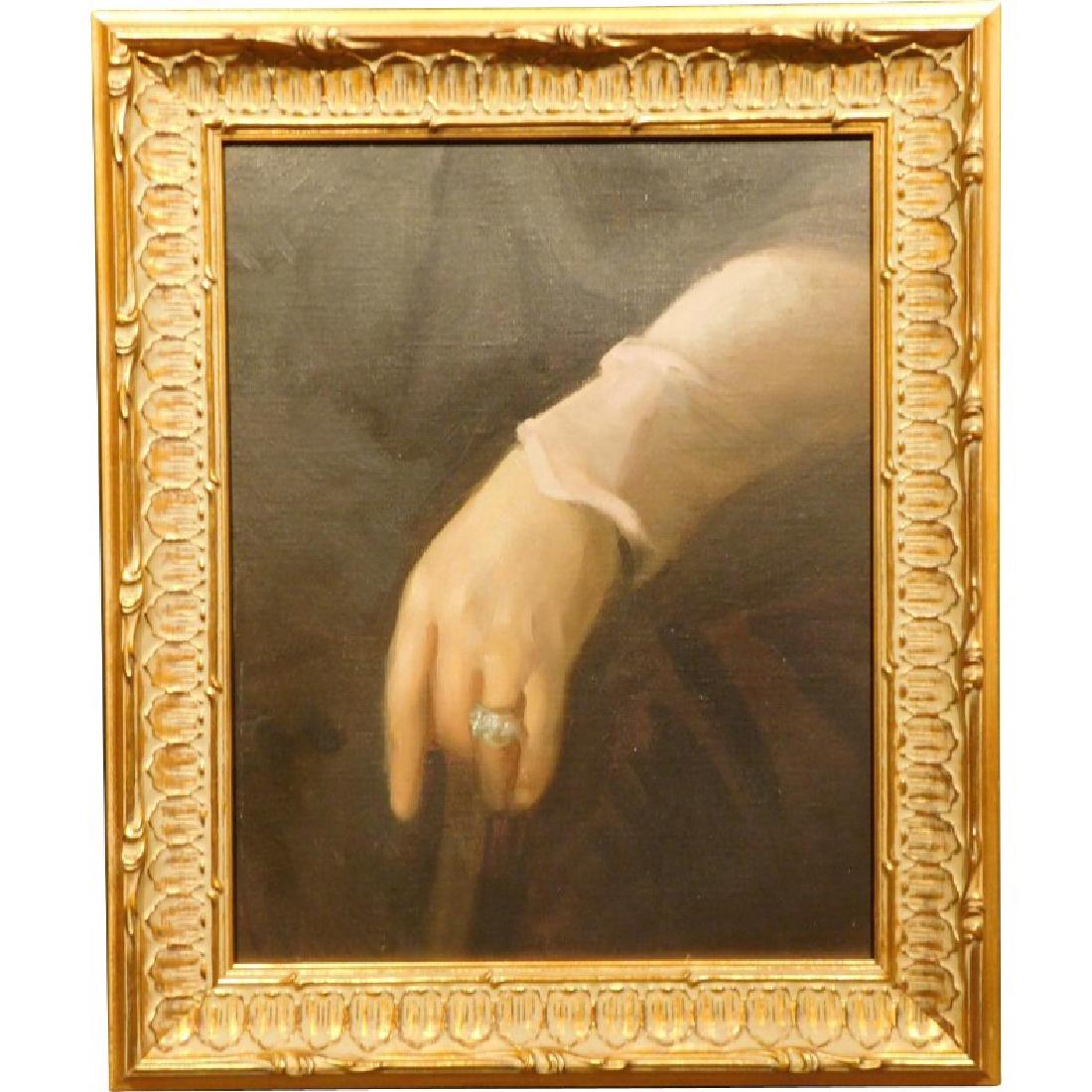 Maurice Compris 1926 Hand with Diamond Ring (1 of 4)