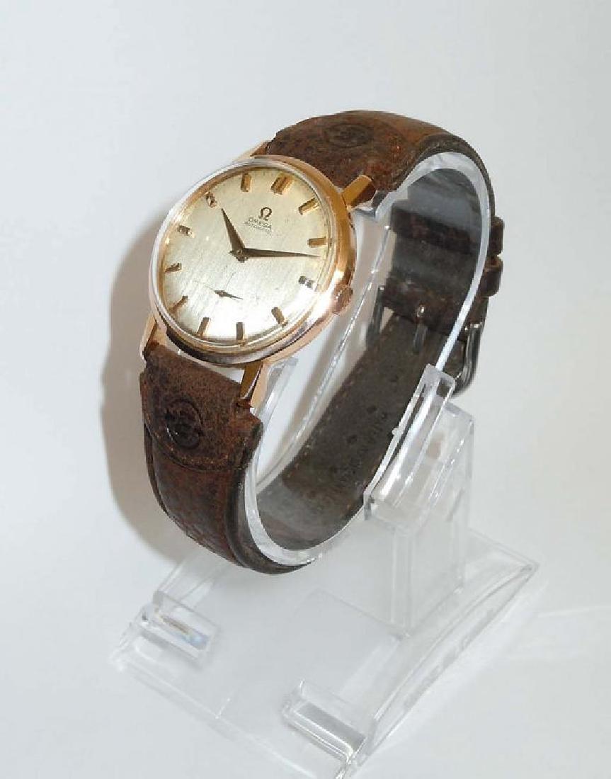 1950s Mens 18k Gold Omega Automatic Cal 491 Wristwatch (1 of 5)
