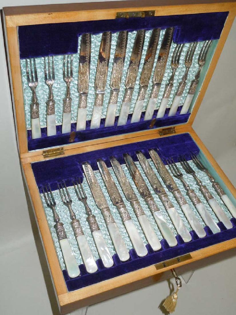 Vintage Cocktail Hors D'oeuvres English Silver EP (1 of 5)