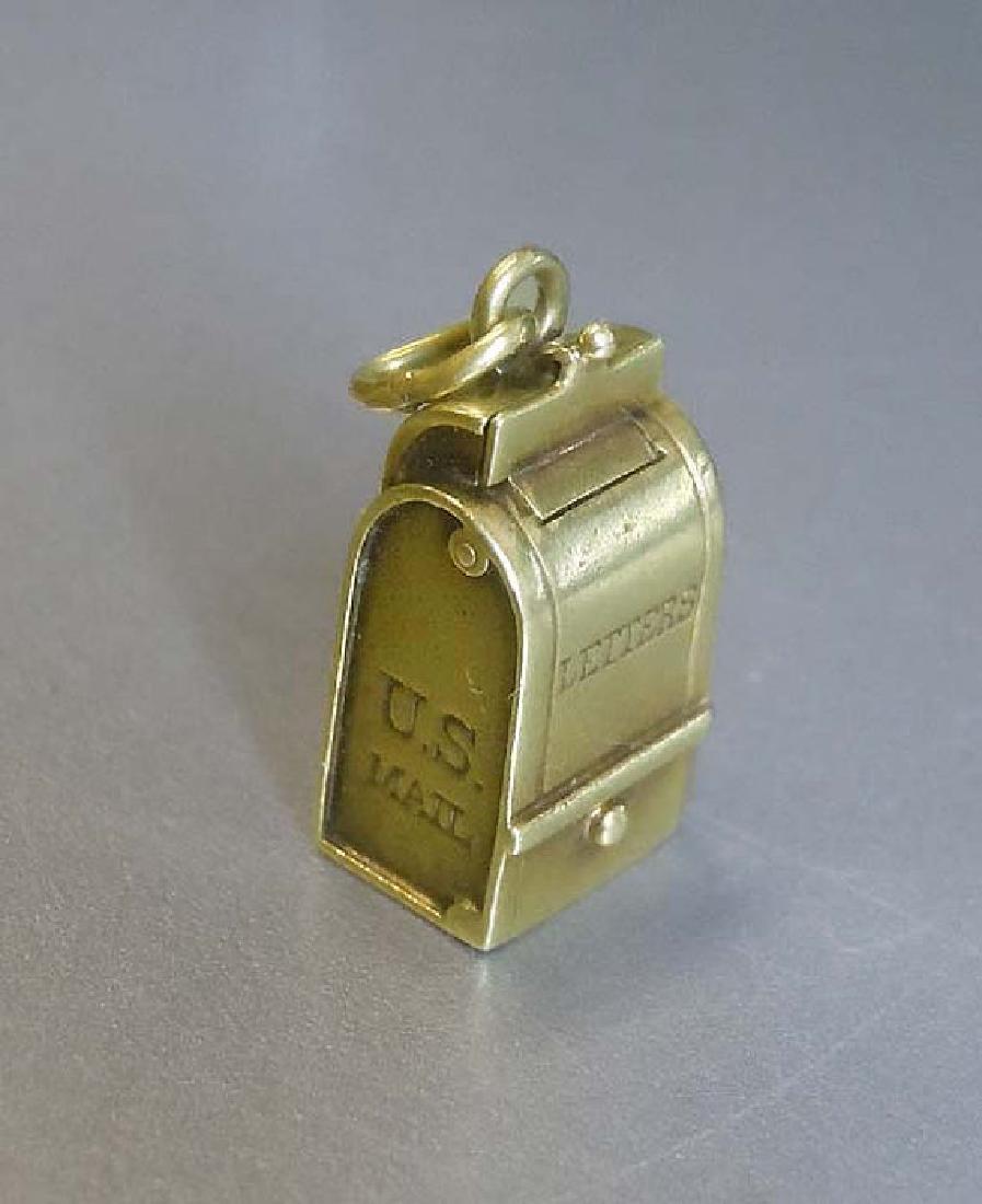 Walter Lampl 14kt Gold Us Mail Post Office Letter Box (1 of 5)