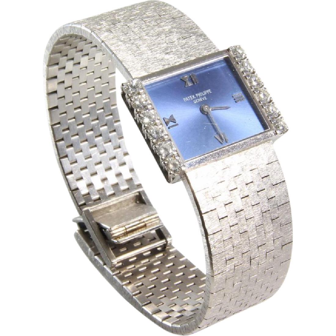 Patek Philippe Ladies Watch | 18K White Gold Diamond | (1 of 8)