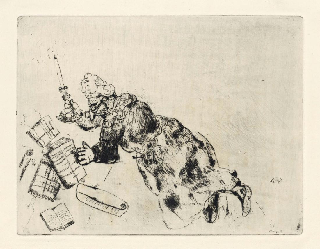 Marc Chagall "Pliouchkin looking for his Papers" (1 of 1)