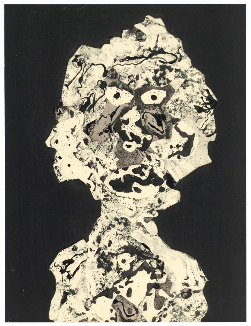Jean Dubuffet pochoir "Personnages I" (1 of 1)