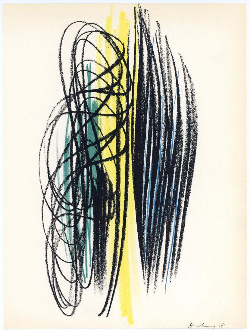 Hans Hartung original lithograph, 1959 (1 of 1)