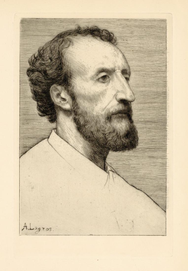 Alphonse Legros original etching "Jules Dalou" (1 of 1)
