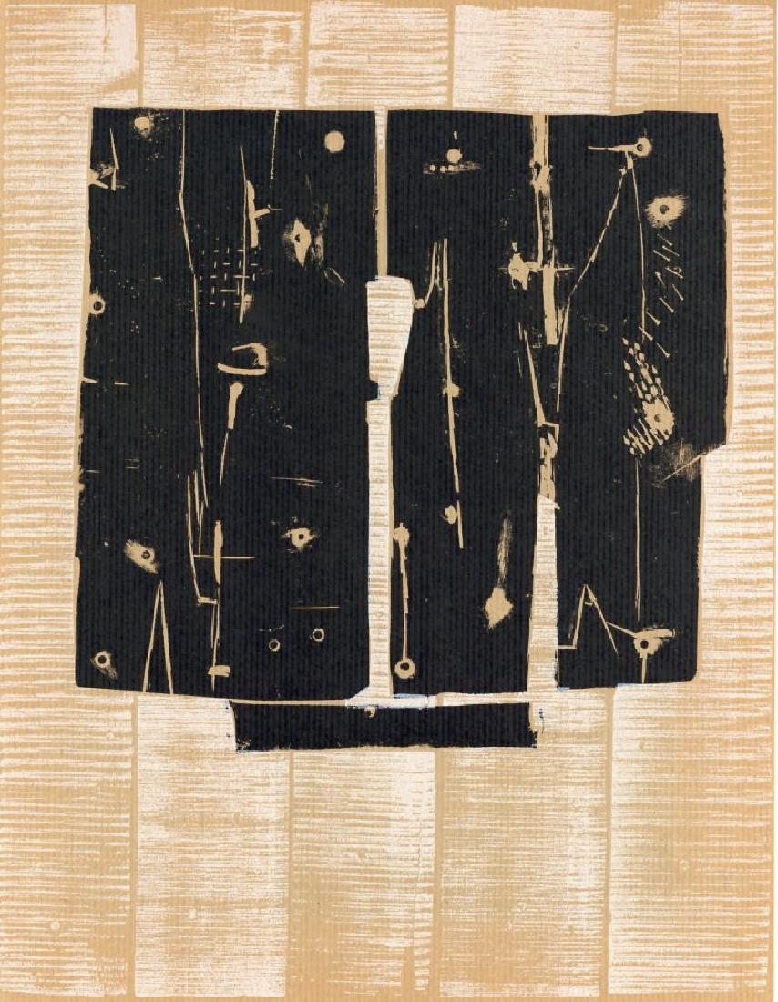 Pietro Consagra original woodcut, 1959 (1 of 1)