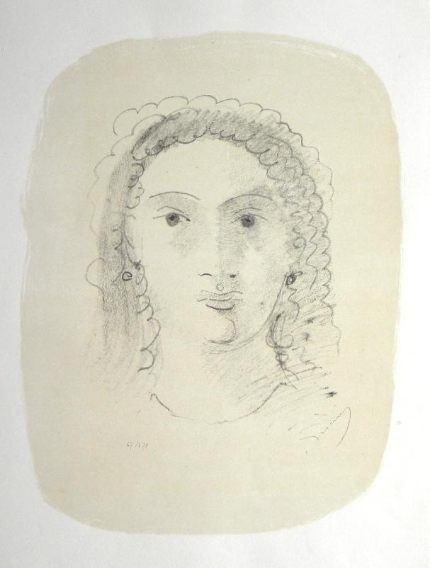 Andre Derain original lithograph | Derain Dessins, 1947: Medium: original lithograph. Numbered in pencil 67/270. Printed in Paris in 1947 by Mourlot FrÃ¨res in a limited edition of 270 for "Derain Dessins" portfolio, published by Georges Duval. The image