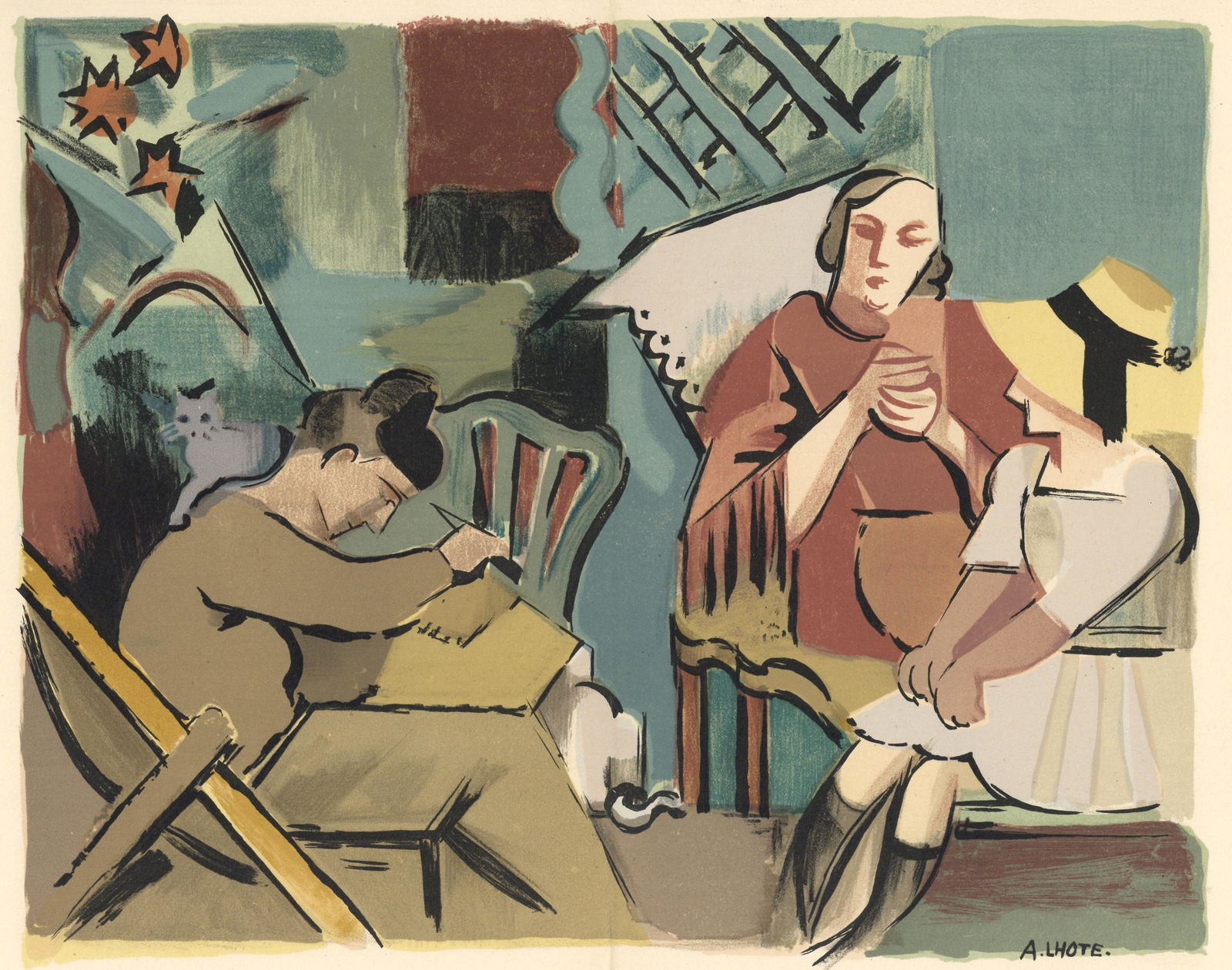 Andre Lhote original lithograph (1 of 2)