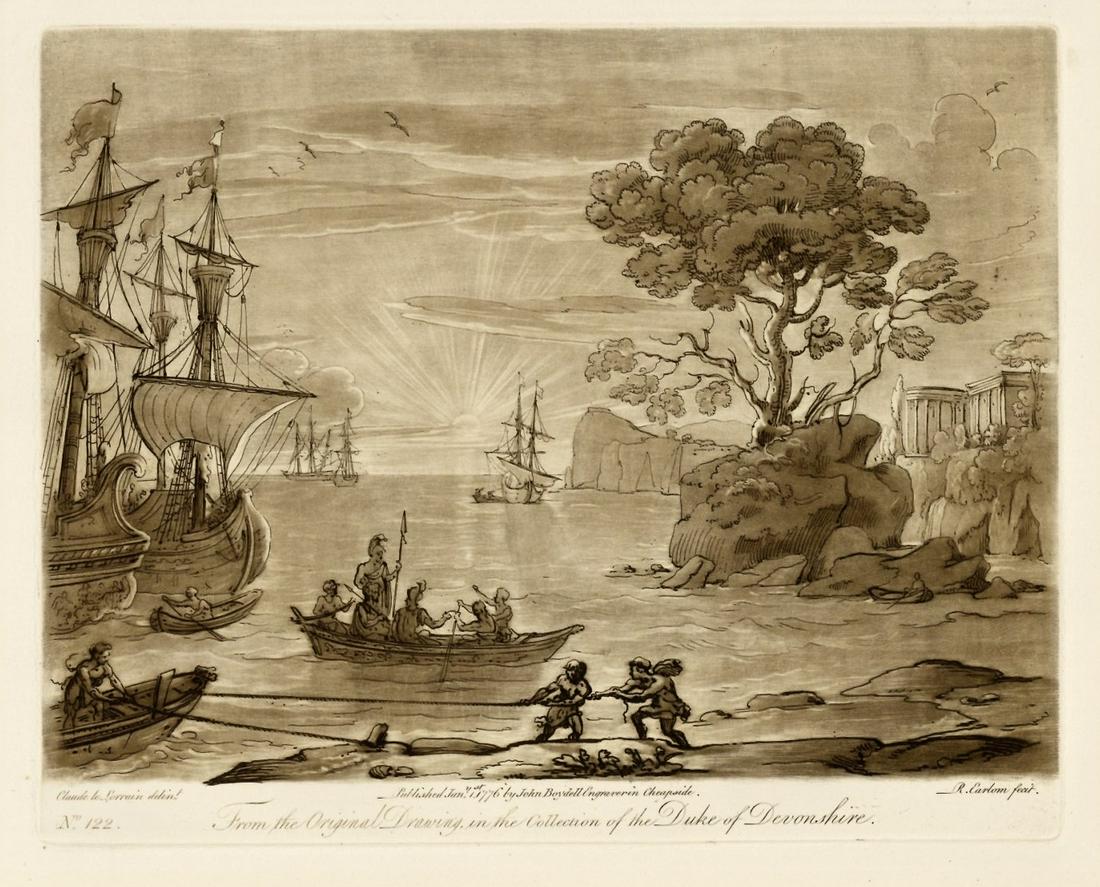 Claude Lorrain / Richard Earlom etching | Liber (1 of 2)