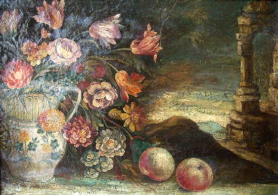 Att. Tomas Hiepes Oil Painting Still Life, Original : Description: This is a magnificent still life painting attributed to the famous artist Tomas Hiepes, this is an amazing item with a very good quotation in the art market and the artist is presented in
