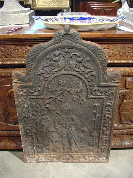 Nicely Detailed Antique Fireback: France-1800s