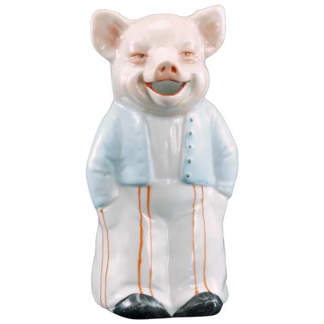 Victorian German Figural Pig Creamer Circa 1900 (1 of 8)