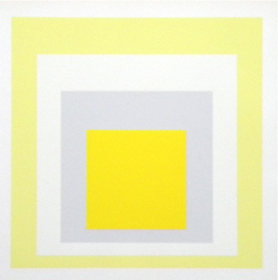 Josef Albers silkscreen | Homage to the Square: Medium: silkscreen / serigraph (after the original). Printed in Germany by Atelier Herbert Geier and published in 1968 by George Wittenborn of New York, for a now very scarce catalogue raisonnŽ. Imag