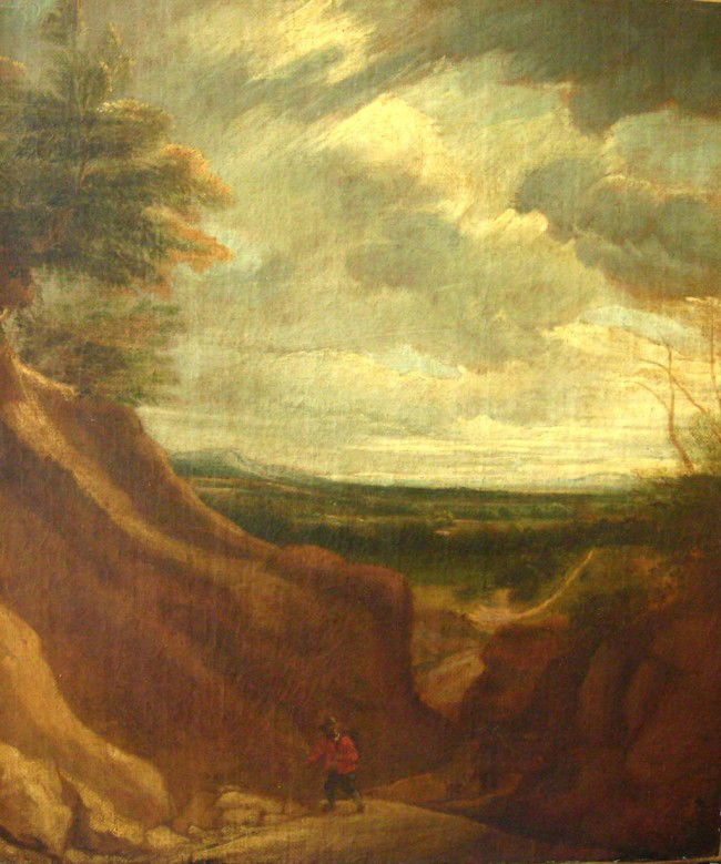 Eugene Delacroix Oil Painting Original Art Landsca: Eugene Delacroix Oil Painting Original Art Landscape Artist: Attrib. to Eugente Delacroix Year: Early 19th Century Country: France Size: 17.5 x 15 inches Category: Antique Oil Painting About the Item: