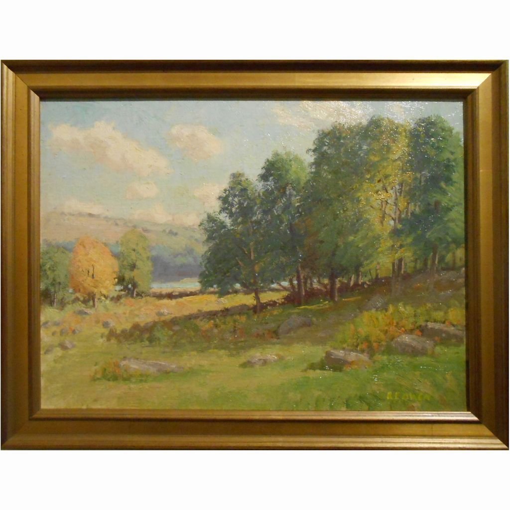 Robert Emmett Owen Impressionist Oil Painting Meadow (1 of 9)