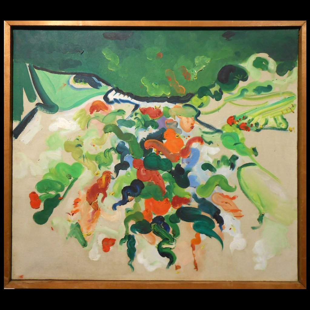 1960 Abstract Oil Painting Signed Galloway (1 of 7)