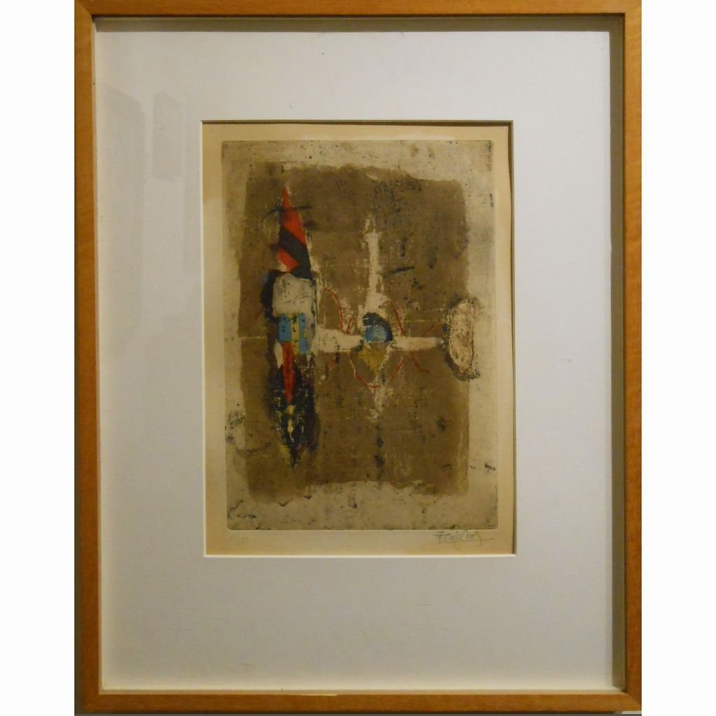 Abstract Etching By Johnny Friedlaender (1 of 6)