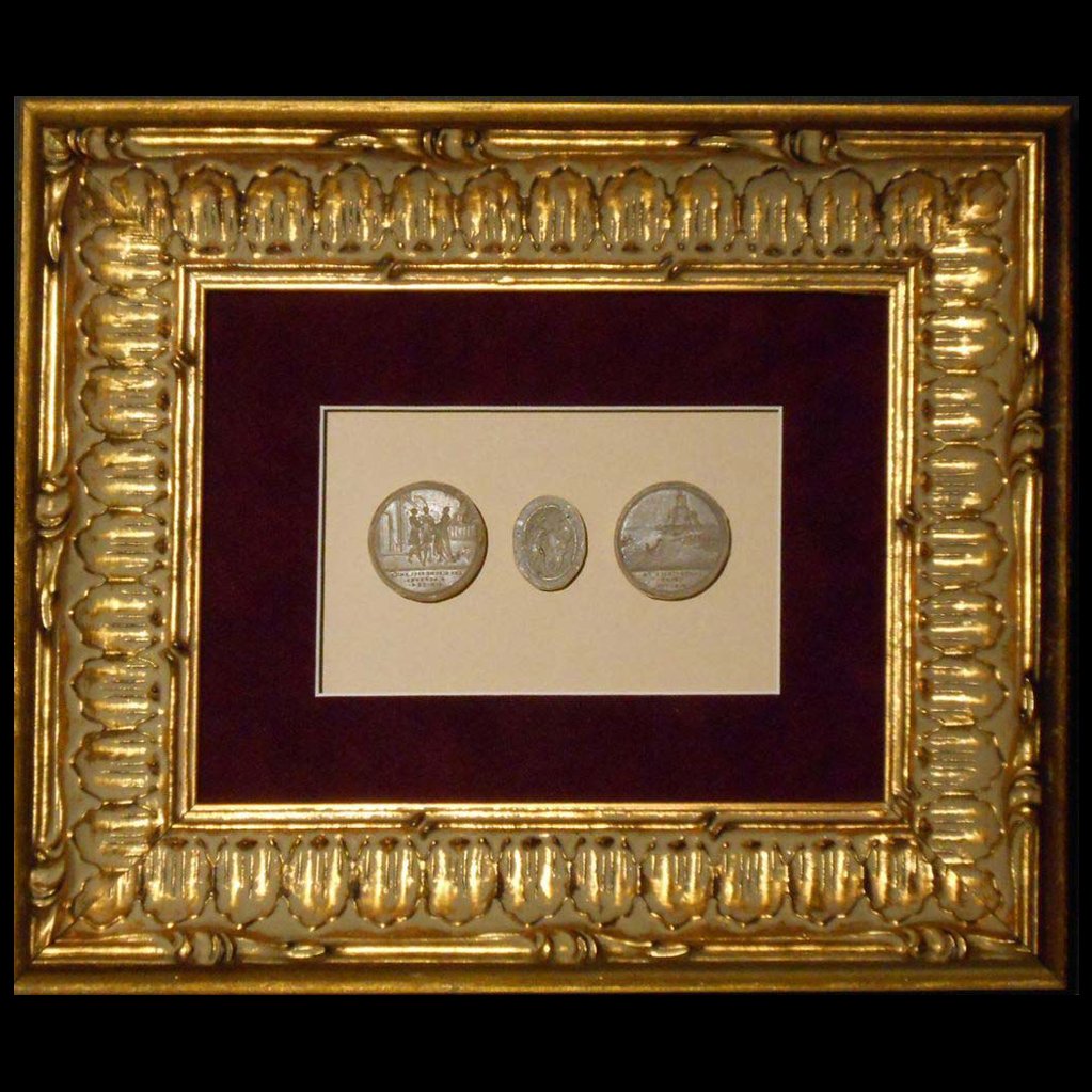 Framed Antique Grand Tour Intaglios #10 (1 of 5)