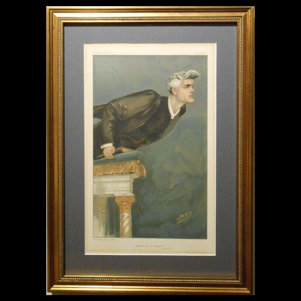 Antique Registered Vanity Fair Clergy Spy Print (1 of 9)