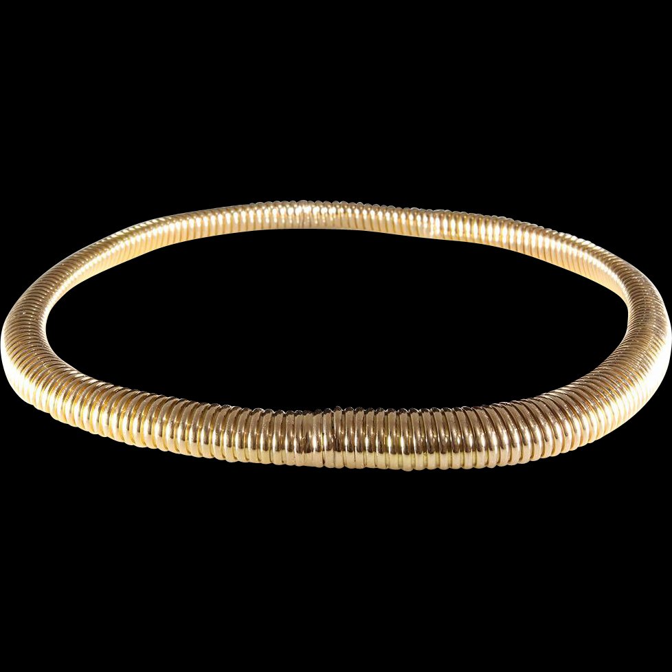 Gold Choker Necklace | 18 Karat Yellow | Vintage (1 of 8)