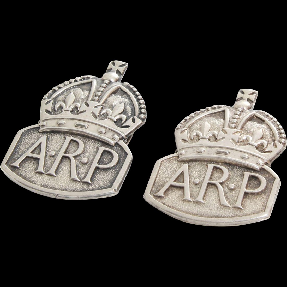 ARP Lapel Badge | Sterling Silver Mens | WWII Vintage (1 of 6)