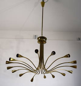 Lumi- Brass chandelier (1 of 6)