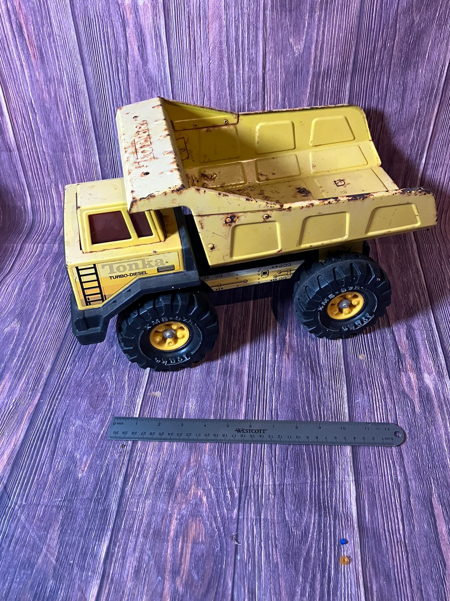 Vintage Tonka Turbo Diesel Dump Truck as shown: Vintage Tonka Turbo Diesel Dump Truck as shown
