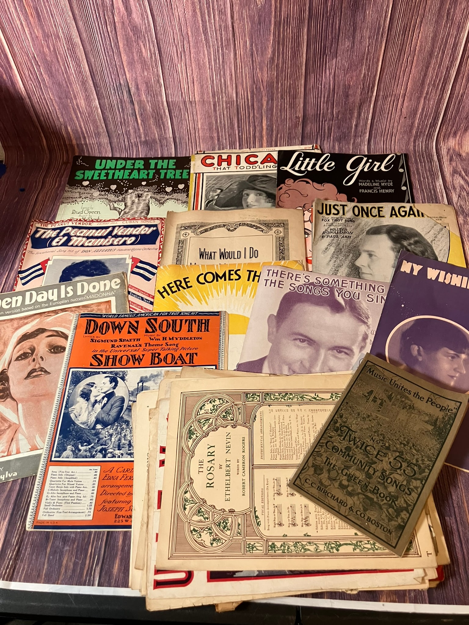 Large Lot - Antique Sheet Music - Broadway, Wartime, Film (1 of 3)