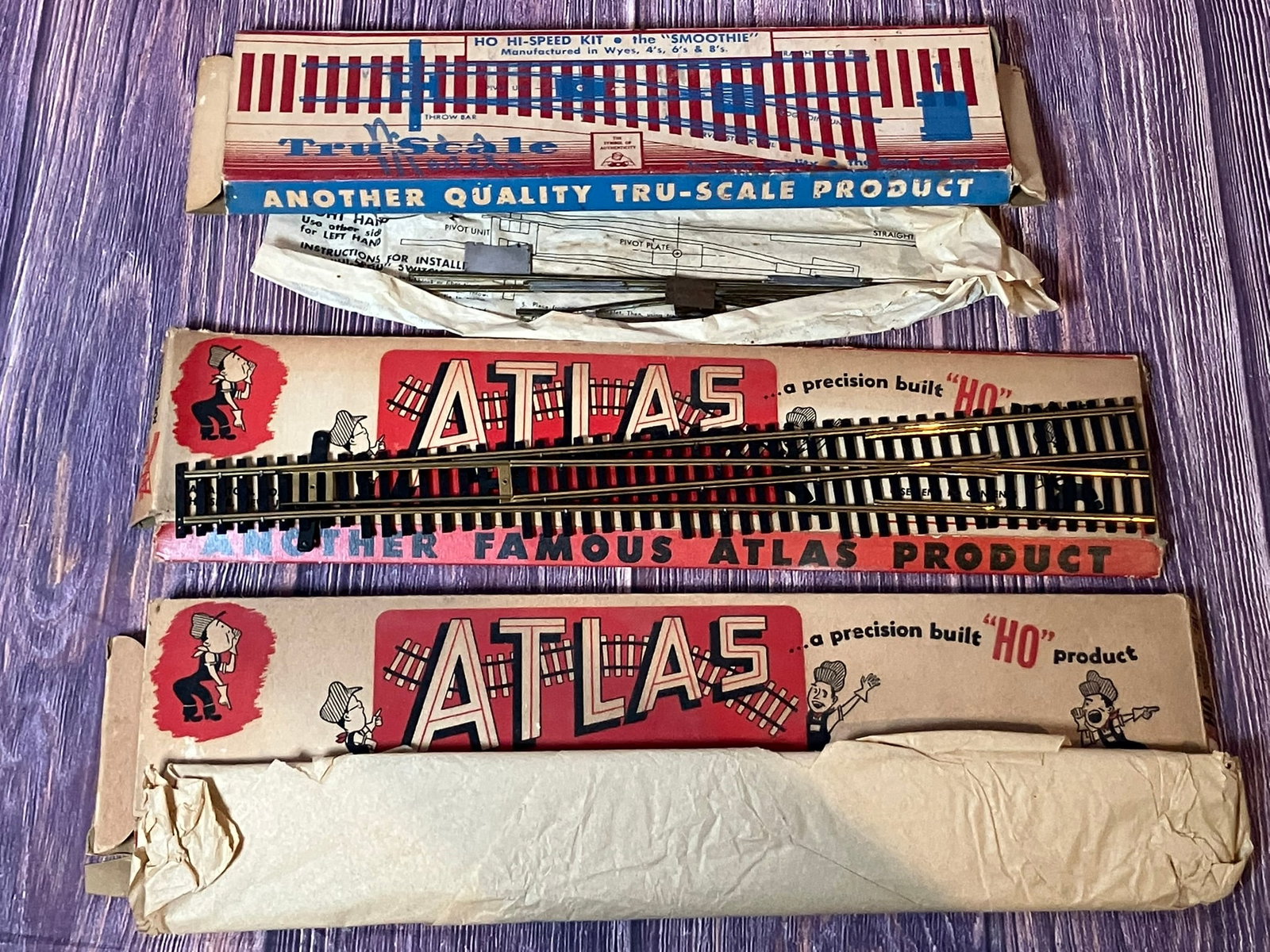 Vintage ATLAS Train Track Lot NOS as Shown: Vintage ATLAS Train Track Lot NOS as Shown