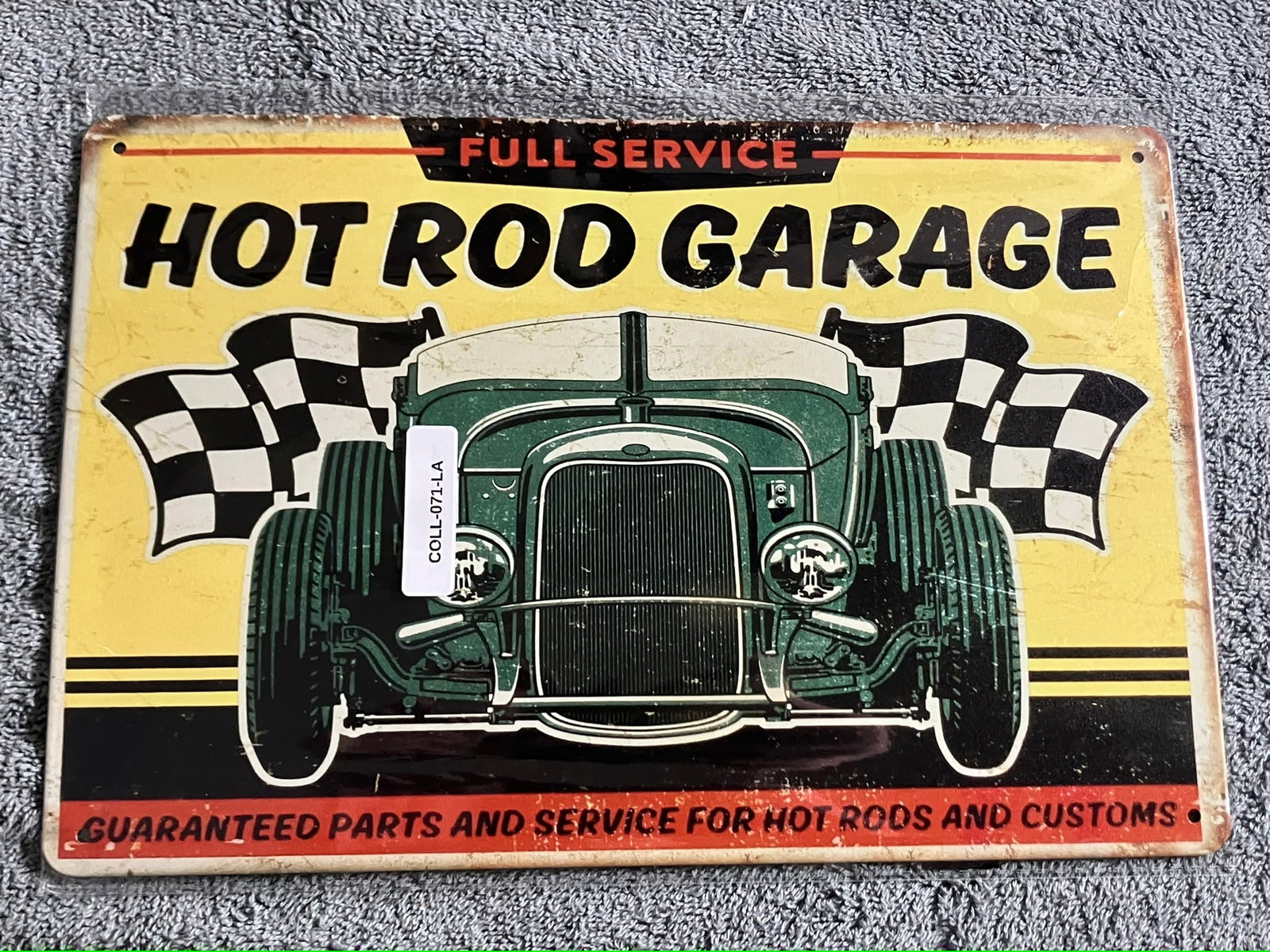 Tin Sign – Hot Rod Garage: Tin Sign – Hot Rod Garage