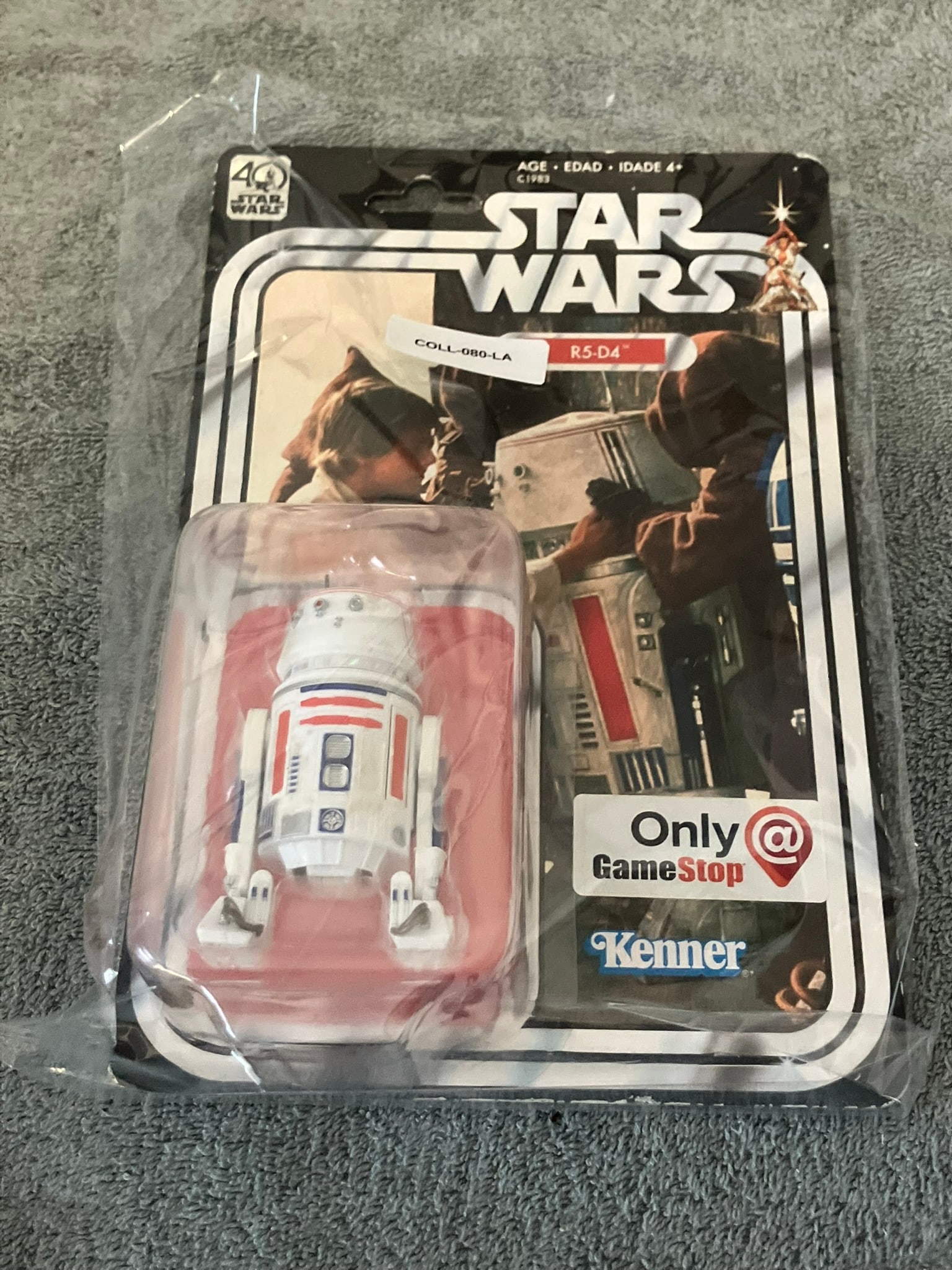 Rare - Star Wars 40th Anniversary R5-D4 Action Figure (2017 GameStop Exclusive), (1 of 2)