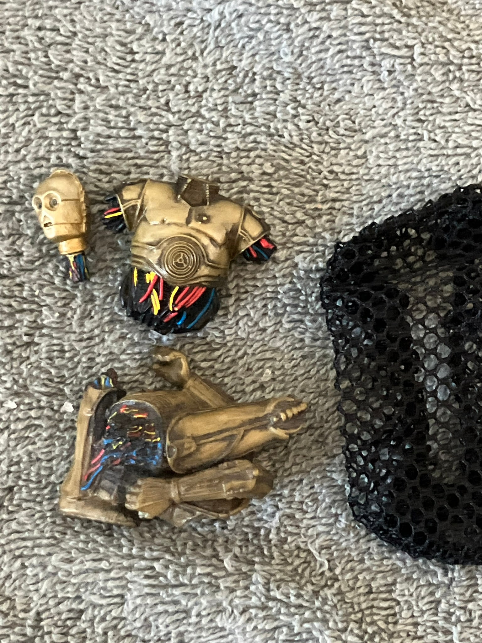 Rare - Star Wars C-3PO (Removable Limbs) Parts & Net 1982 Kenner Vintage Empire Strikes Back (1 of 2)