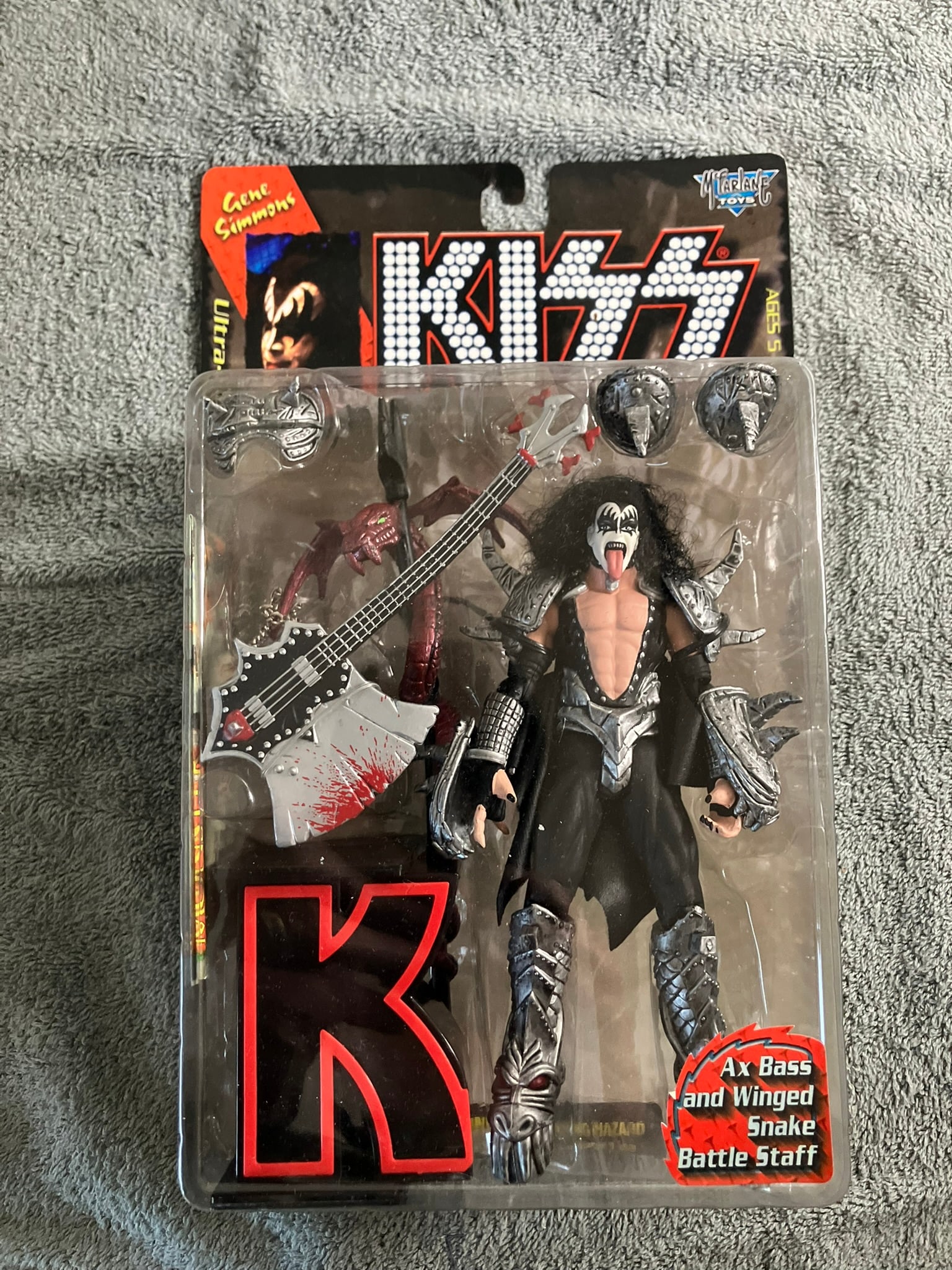 Vintage McFarlane - KISS “Psycho Circus” Ultra Action Figure – Gene Simmons (1 of 2)