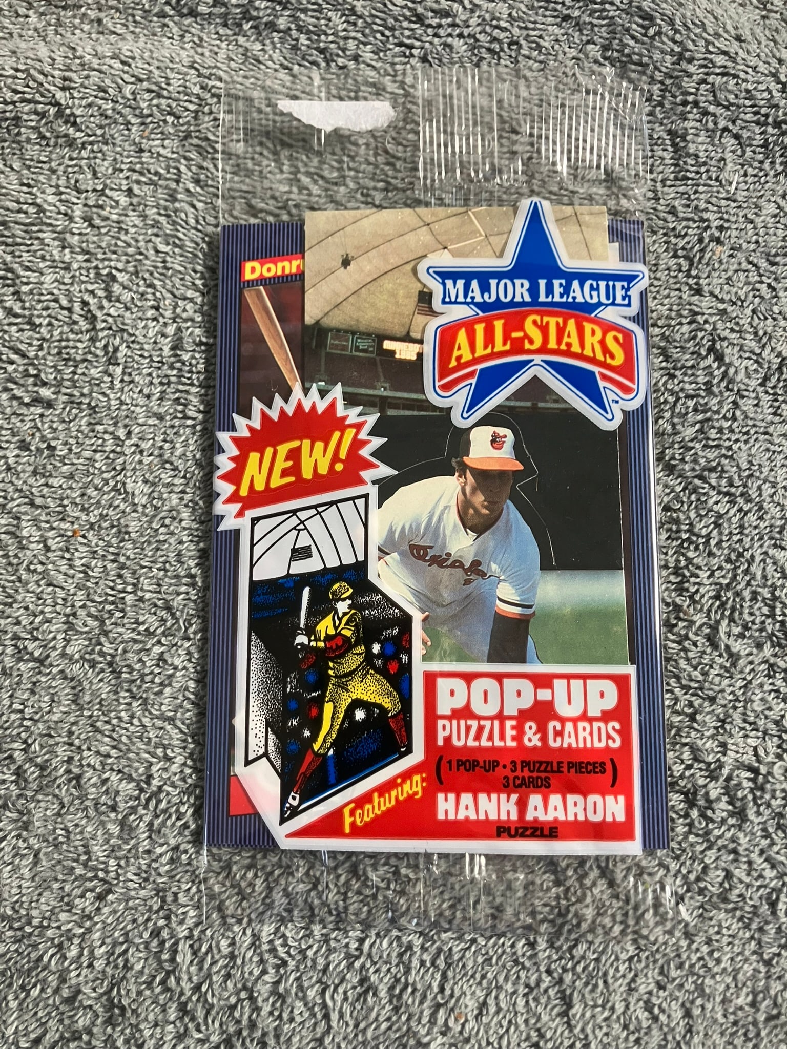 Vintage Unopened 1986 Donruss Pop-ups w/Ripken, Strawberry: Vintage Unopened 1986 Donruss Pop-ups