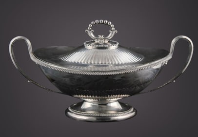 Georgian silverplate soup tureen