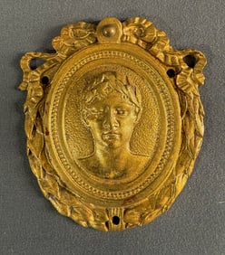 Bronze gilt Keyhole Escutcheon Cover