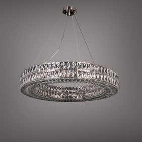 Modern Crystal Ring Chandelier